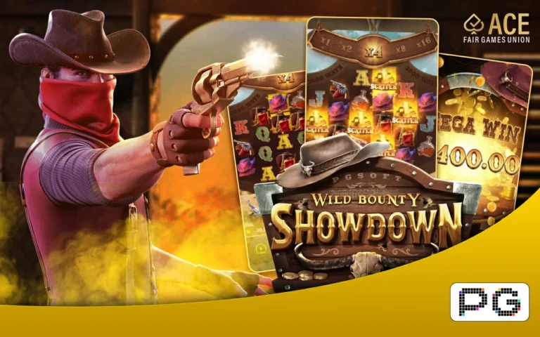 Wild Bounty Showdown game Character , Game Screenshot and Game logo